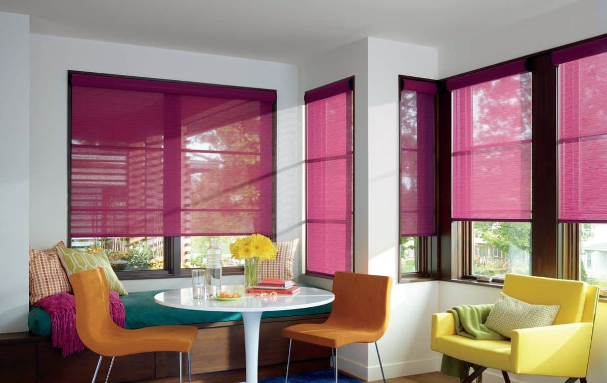Hunter Douglas Designer Roller Shades with impressive designs, beautiful colors, and more