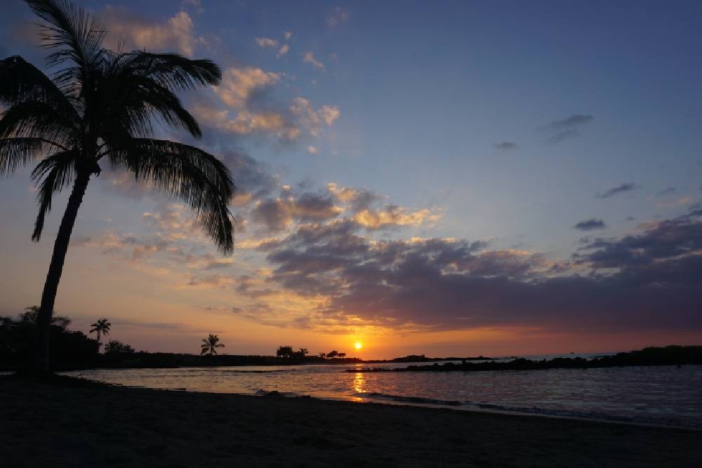 Sunset at Kaloko-Honokōhau National Historical Park